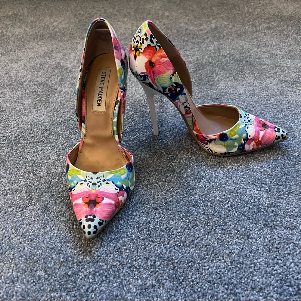Steve Madden Multicolored Pointed Toe D’orsay Sti… - image 3